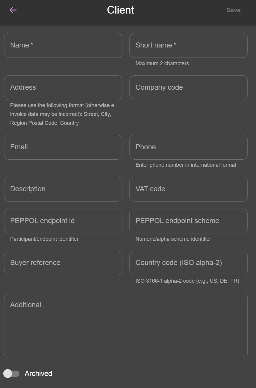 E-Invoice