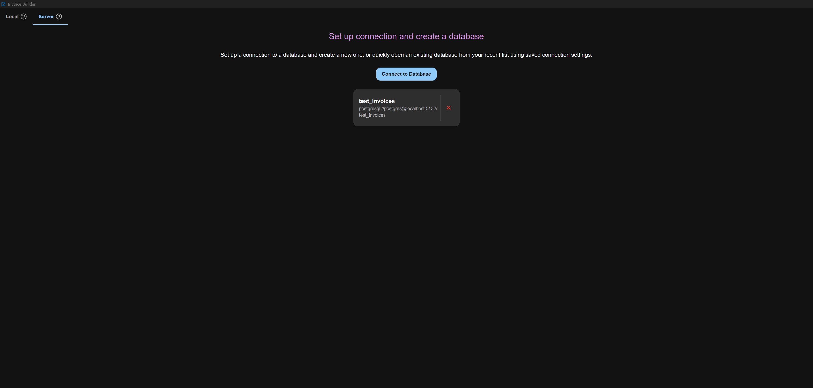 First screen